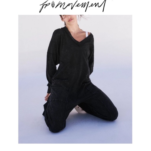 Free People Pants - Free People Just Because oversized onesie romper